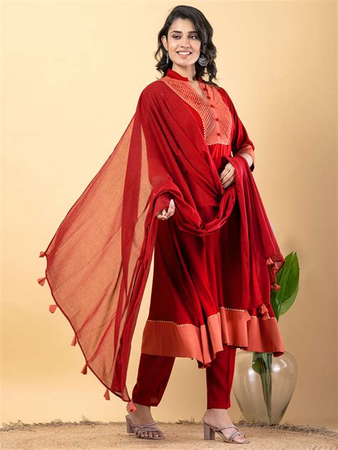 Women's Multi Color Rayon Pintek,Bijiya Kurta set – Trendia