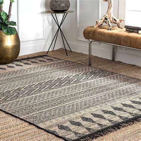 nuLOOM 9 X 12 (ft) Gray Indoor Stripe Area Rug in the Rugs department ...