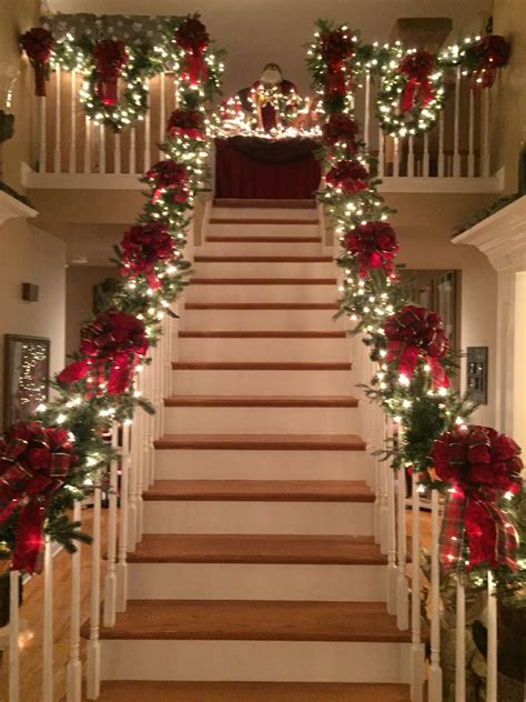 How To Decorate Stair Garland at Victoria Jenkins blog