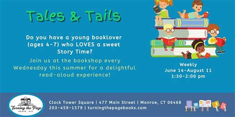Tales & Tails!, 477 Main Street, Clock Tower Square, Monroe, 06468, US ...