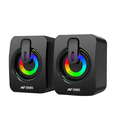 Ant Esports GS370SB Gaming Computer Speakers for PC Desktop Monitor ...