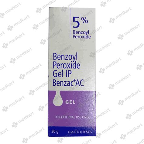 BENZAC AC 5% GEL 30 GM: Uses, Price, Side Effect, Composition & Generic ...
