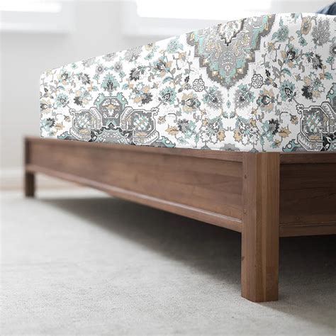 Elastic Bedsheets King & Queen Size | Cotton Fitted Bedsheet – Blue Dahlia