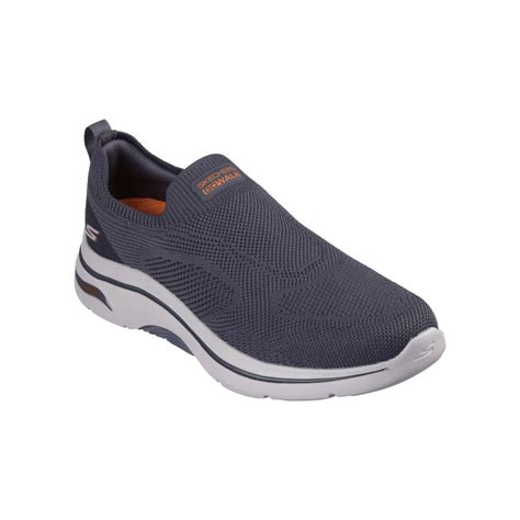 Buy SKECHERS Men Go Walk Arch Fit 2.0 - Knitte Grey Walking Shoes Online