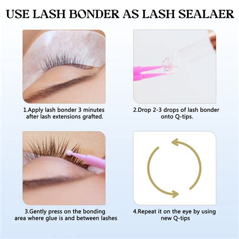 Lash Bonder For Eyelash Extensions 15ml Quewel Eyelash Extension Bonder ...