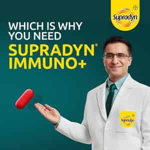 Buy SUPRADYN IMMUNO+ WITH TURMERIC + TULSI NATURAL IMMUNITY BOOSTER ...