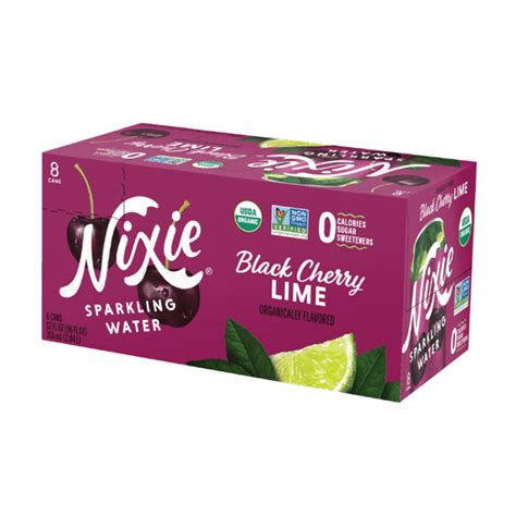 Nixie Sparkling Water Black Cherry Lime (12 fl oz) Delivery or Pickup ...