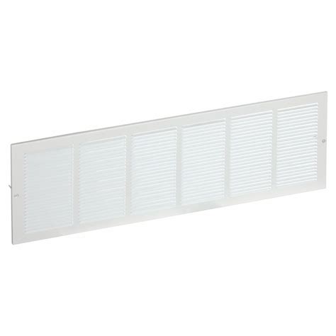 Louvered Grille, White, Return Air Grille - 4MJR9|4MJR9 - Grainger