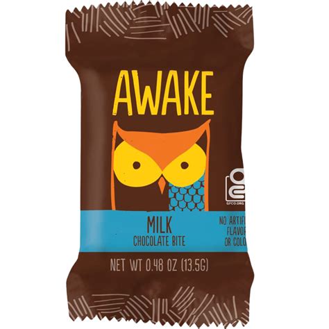AWAKE CAFFEINATED MILK CHOCOLATE BITES 13.5 g – Canteen Canada
