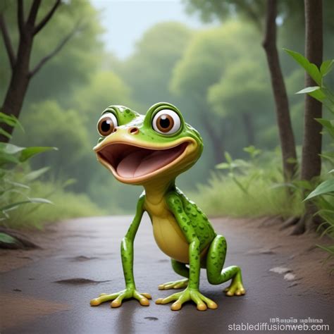 Frog Image Sequence for Walking and Jumping Animation | Stable ...