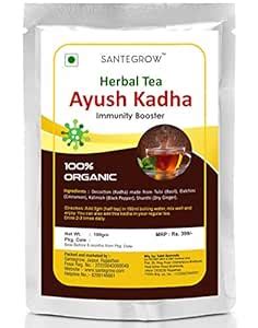 Buy Santegrow Ayush Kadha/Kwath Immunity Booster Powder Mix- Natural ...