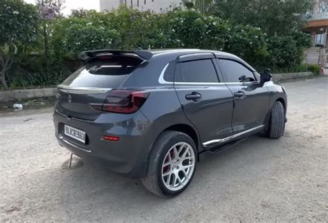 New generation Maruti Suzuki Baleno CNG modified with custom alloy ...