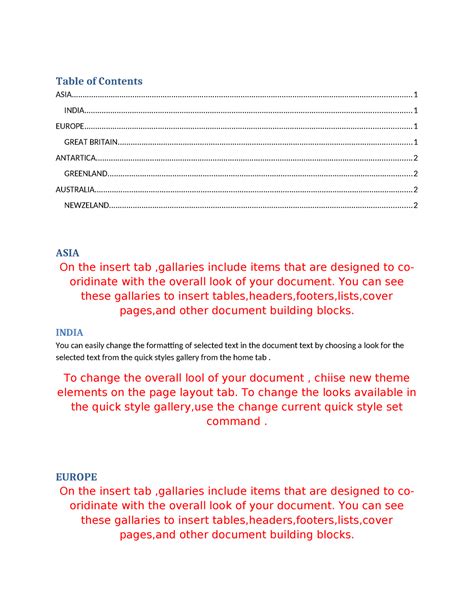 Iii - Table of Contents - Studocu