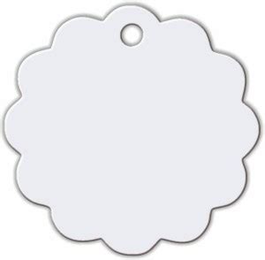 CVANU Creative Ideas Of Gift Tags Blank Label Sticker Hang Tag Double ...