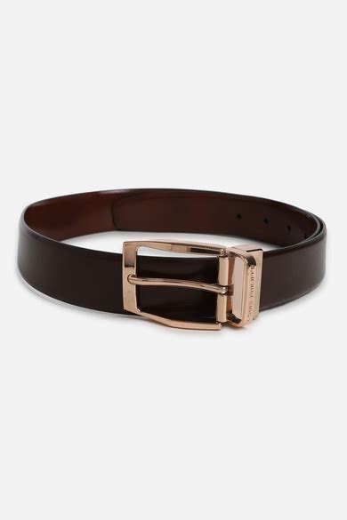 Buy Men Black Solid Genuine Leather Formal Belt Online - 876487 | Louis ...