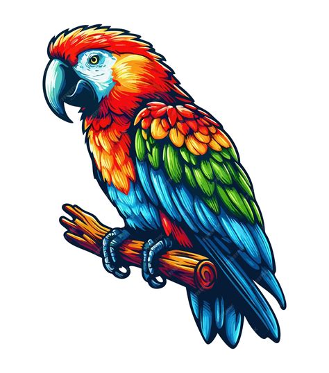 Premium Vector | Parrot bird clipart