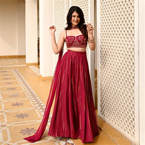 Gulbano Pink Designer Sharara Co ord Set For Women Online – UrbanStree