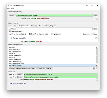 3DCT | 3D Correlation Toolbox