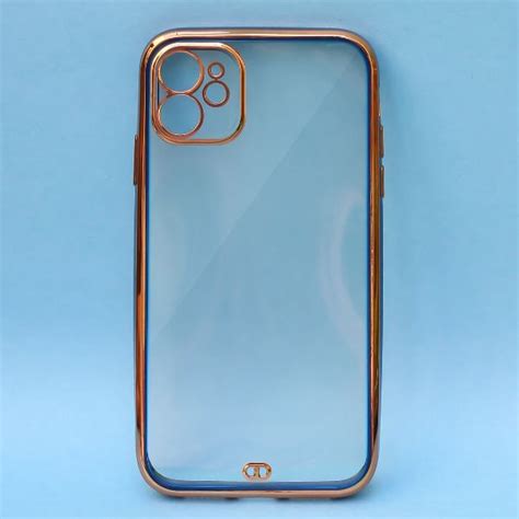 Blue Electroplated Transparent Case for Apple iphone 11 – The Hatke