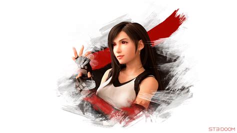 Tifa Final Fantasy VII Remake Digital Art Wallpaper, HD Games 4K ...