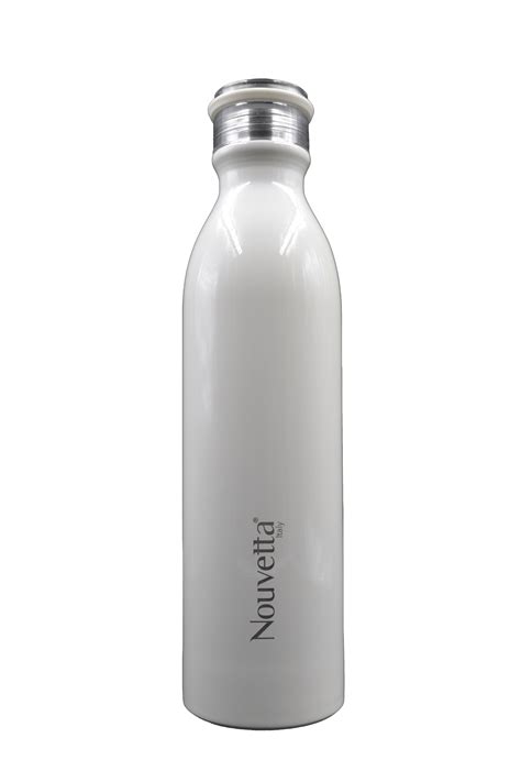 Buy Nouvetta Indigo Double Wall Bottle 1000 Ml - White - Abana Homes
