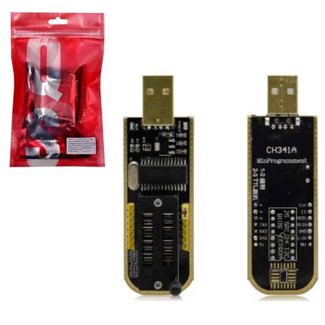 Quad Store USB Programmer CH341A Series Burner Chip 24 Eeprom Bios ...