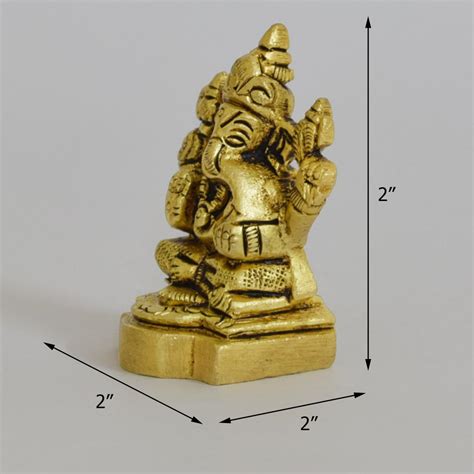 BRASS GANESHA IDOL