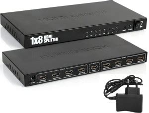 BALRAMA TV-out Cable 1X8 HDMI Splitter 1 in 8 Out HDMI Port for TV ...