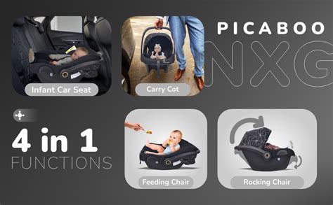 Buy R for Rabbit Picaboo NXG Baby Carry Cot, 4 in 1 Multi Purpose Kids ...