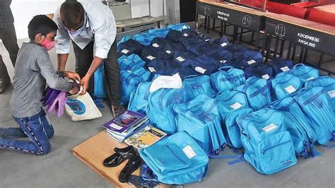 Andhra govt to distribute education kits to 35.94 lakh students under ...