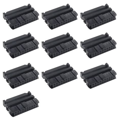 Buy HONJIE IDC Connector 20pin 2.54mm Pitch 2x10 Pin Female Header IDC ...
