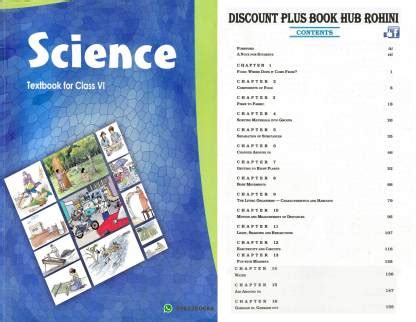 NCERT Science TextBook For Class 6 Book With Contents: Buy NCERT ...