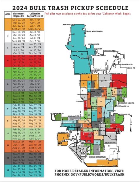 2024 BULK TRASH COLLECTION SCHEDULE - Willo Historic Neighborhood