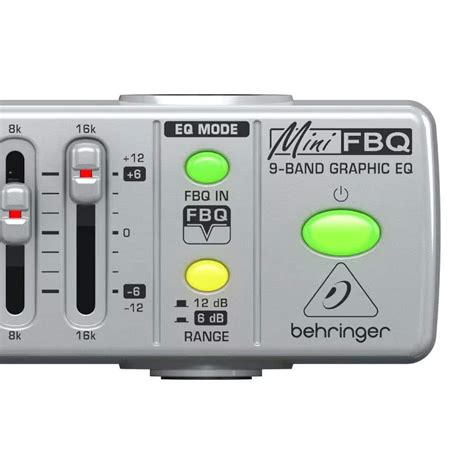 Behringer MiniFBQ FBQ800 Graphic Equalizer (White)Musical ...