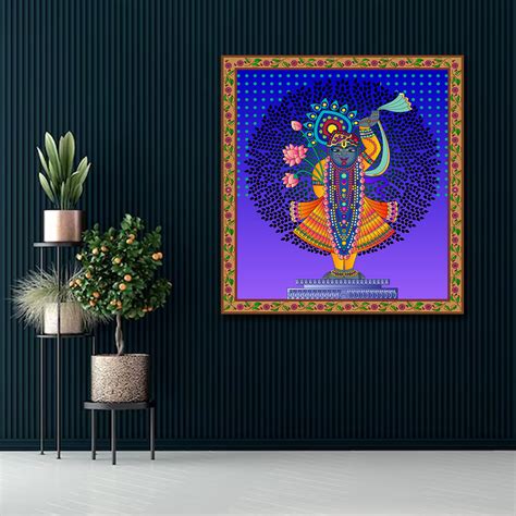 Shrinathji Nathdwara Traditional Canvas Painting for Wall Decor – The ...