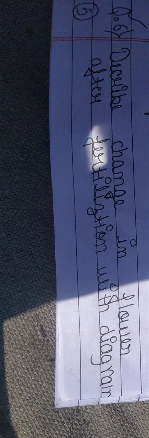 describe change in flower after fertilization with diagram. - Brainly.in