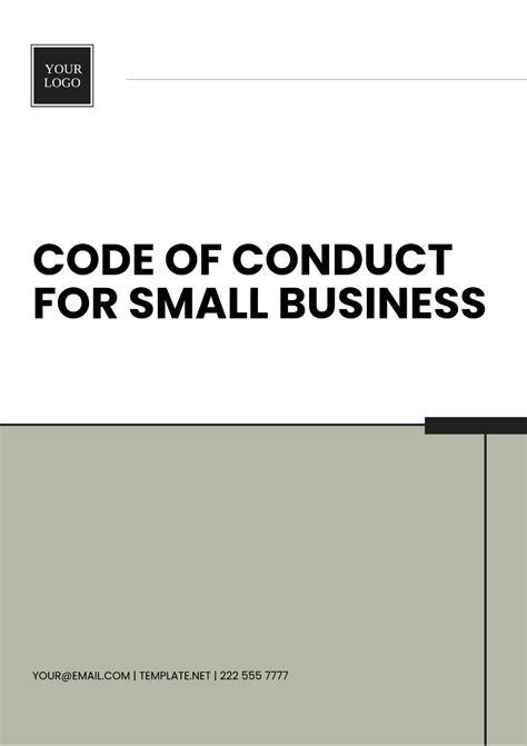 Code of Conduct Template Examples 的图像结果