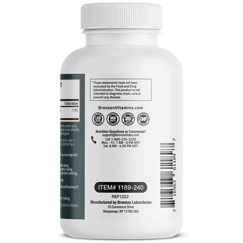 Magnesium 500 MG – Bronson Vitamins | Quality Vitamins and Supplements since 1960