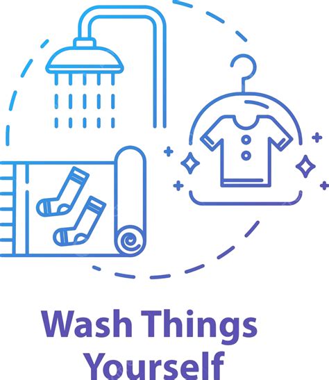 Selfservice Laundry Icon For Budget Tourism With Moneysaving Tips Vector, Clean, Laundry, Navy ...
