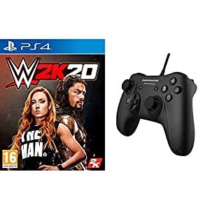 Buy WWE 2K20 (PS4)+Thrustmaster Dual Analog 4 | Game Controller/Gamepad ...