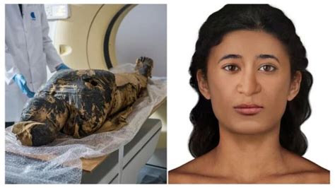 face of ancient Egypt's 'Mysterious Lady' mummy: പുരാതന ഈജിപ്‌തിലെ ...