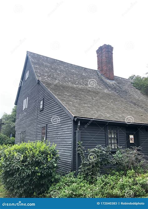 The Witch House in Salem Massachusetts Stock Image - Image of historic ...