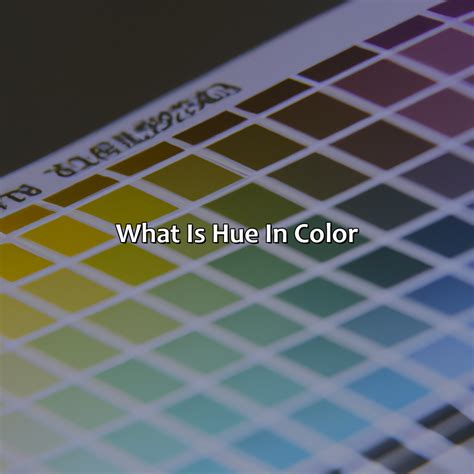 What Is Hue In Color - colorscombo.com