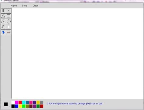 OpenGL Projects: OpenGL project implementing the Graphics Editor (paint)