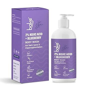 Buy BAKE 2% Kojic Acid Body Wash for Pigmentation & Dark Spots with ...