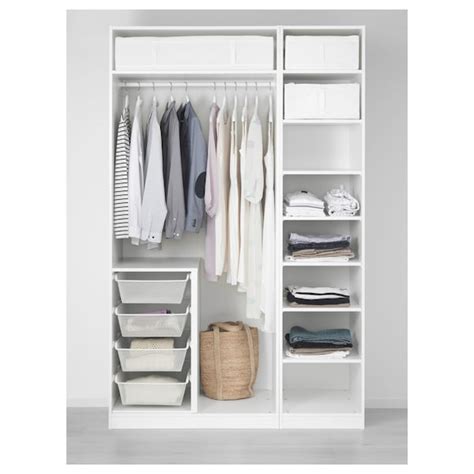 PAX / FORSAND wardrobe, white/white, 150x60x236 cm (59x235/8x931/8") - IKEA