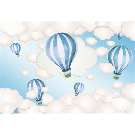 Buy DORCEV 6x4ft Hot Air Balloon Backdrop Kids Birthday Party Newborn ...