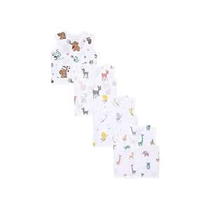The Boo Boo Club Organic Cotton Baby Jhabla | Pack of 4 Newborn ...