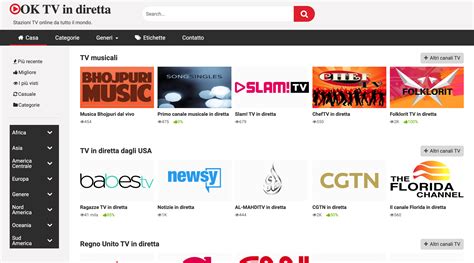 OK Live TV: Guarda canali TV da tutto il mondo gratuitamente ...