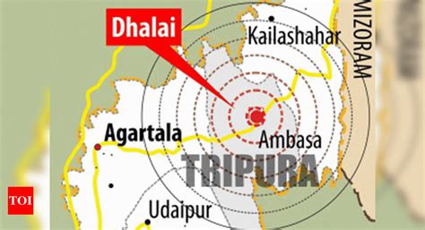 Tripura Earthquake: 5.7 magnitude earthquake jolts northeast; one dead ...